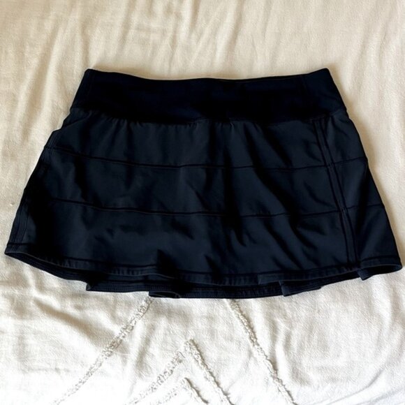 Lululemon Pace Rival Skirt Navy Blue Size 6 - Picture 1 of 4
